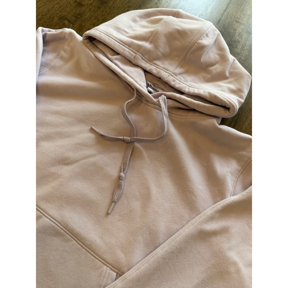 Athleta Retroplush II Hoodie Sweatshirt Women's Size 2X Pink Fleece Pullover